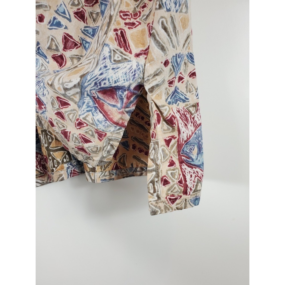 Go Barefoot Men's 2XL Hawaiian Shirt Fish Print Made in USA 100% Cotton Aloha - Picture 7 of 8